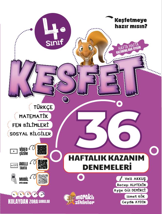 4. SINIF 36 HAFTALIK KAZANIM DENEMELERİ