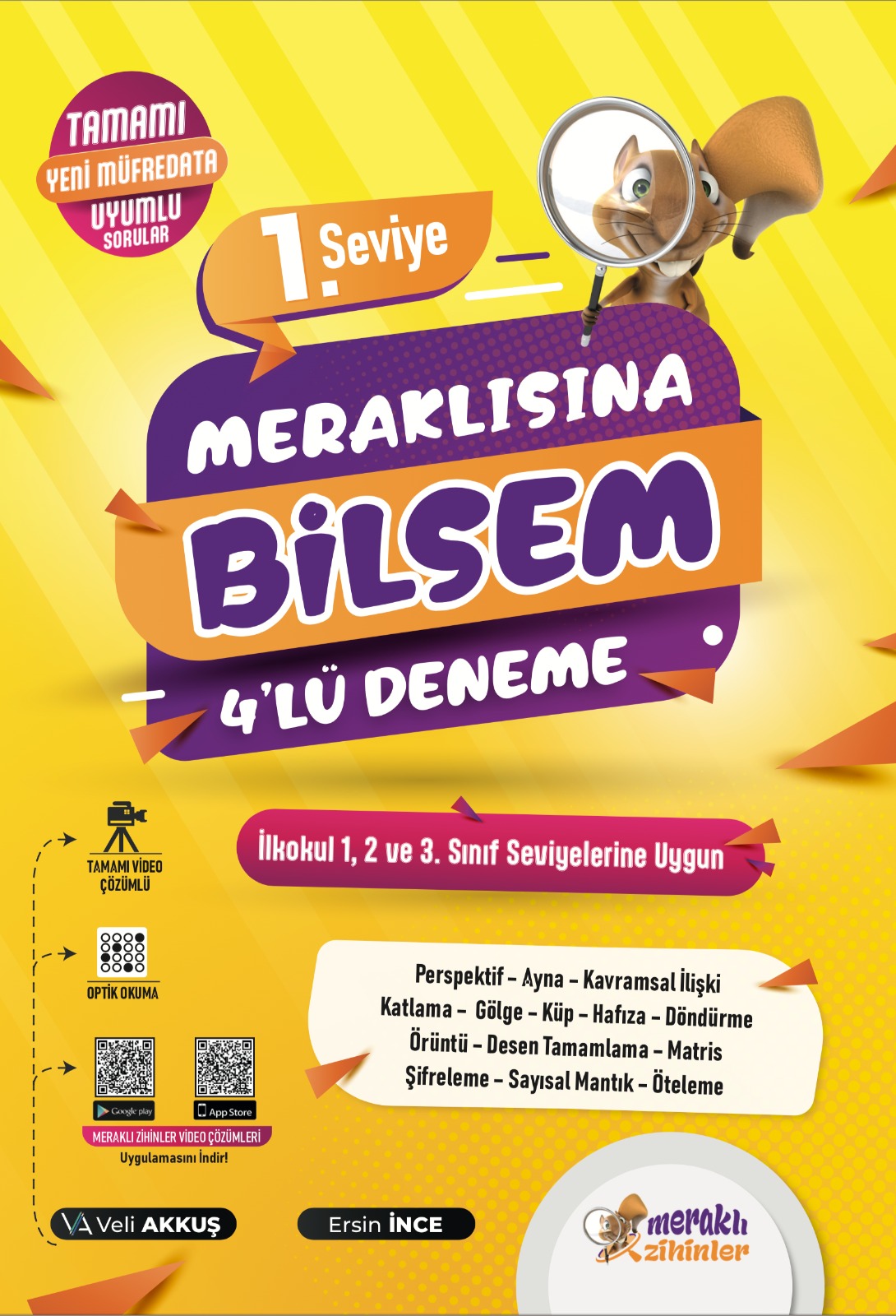 1. SEVİYE BİLSEM 4'LÜ DENEME